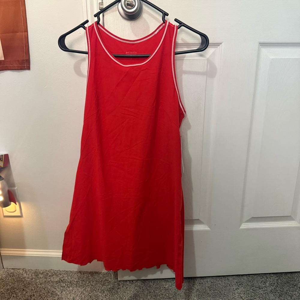 Athleta Match Point Pleated Dress - Picture 3 of 5